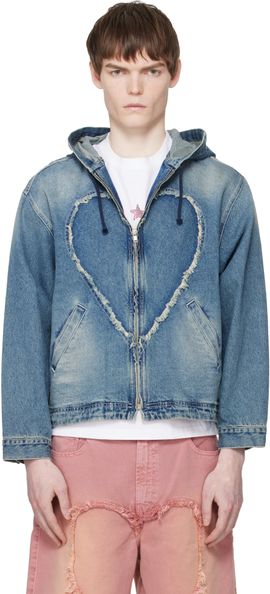 Carne Bollente Carne Bollente Blue 'The Love' Denim Jacket
