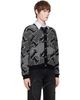 Carne Bollente Carne Bollente Gray Night of 1000 Rabbits Cardigan - 2