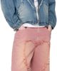 Carne Bollente Carne Bollente Pink 'The Love' Denim Shorts - 4