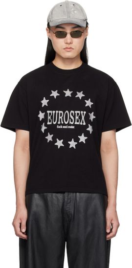 Carne Bollente Carne Bollente SSENSE Exclusive Black Printed T-shirt