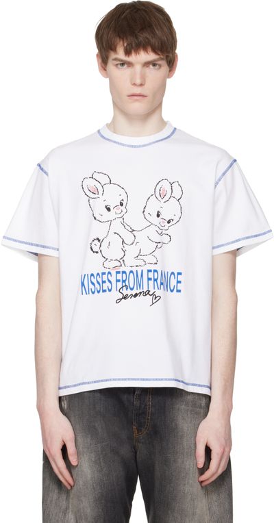 Carne Bollente Carne Bollente White 'XOXO, Serena' T-shirt