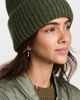 Carolina Amato Carolina Amato H155 Ribbed Beanie Avocado One - 3