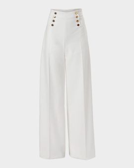 Carolina Herrera Alba Wide-Leg Sailor Pants