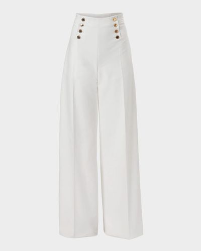 Carolina Herrera Alba Wide-Leg Sailor Pants