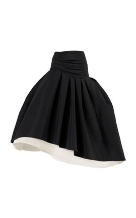 Carolina Herrera Carolina Herrera Asymmetric Silk Faille Skirt