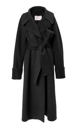 Carolina Herrera Carolina Herrera Belted Cashmere Blend Coating Coat