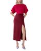 Carolina Herrera Carolina Herrera Boat Neck Belted Midi Dress - 3