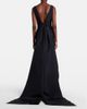 Carolina Herrera Carolina Herrera Bow-detail satin-trimmed faille gown - 6