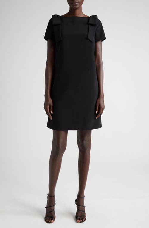 Carolina Herrera Carolina Herrera Bow Detail Bateau Neck Shift Dress