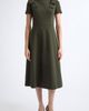Carolina Herrera Carolina Herrera Bow Shoulder A-Line Midi Dress - 1