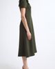 Carolina Herrera Carolina Herrera Bow Shoulder A-Line Midi Dress - 3