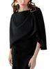 Carolina Herrera Carolina Herrera Cape Sleeve Boat Neck Midi Dress - 2