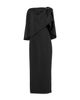 Carolina Herrera Carolina Herrera Cape Sleeve Boat Neck Midi Dress - 4