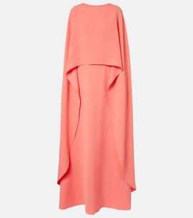 Carolina Herrera Carolina Herrera Caped crÃªpe gown