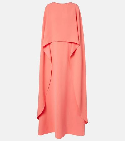 Carolina Herrera Carolina Herrera Caped crÃªpe gown