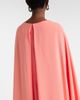 Carolina Herrera Carolina Herrera Caped crÃªpe gown - 6