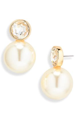 Carolina Herrera Carolina Herrera Crystal & Faux Pearl Earrings