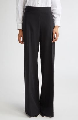 Carolina Herrera Carolina Herrera Diane High Waist Wide Leg Pants