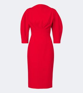 Carolina Herrera Carolina Herrera Draped wool-blend cocktail dress