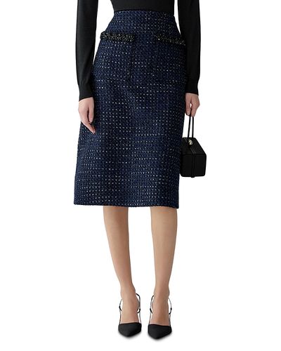 Carolina Herrera Carolina Herrera Embellished A Line Skirt