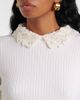 Carolina Herrera Carolina Herrera Embellished ribbed-knit wool top - 4