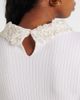 Carolina Herrera Carolina Herrera Embellished ribbed-knit wool top - 5