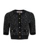 Carolina Herrera Carolina Herrera Embellished Silk & Wool Cropped Cardigan - 4
