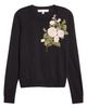 Carolina Herrera Carolina Herrera Embroidered Flower Stretch Wool Sweater - 4