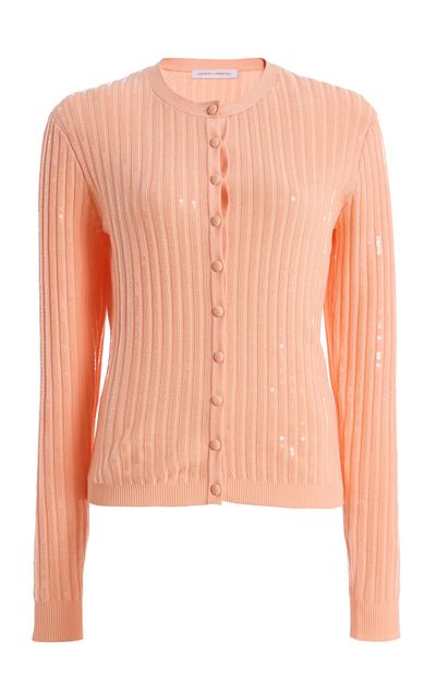 Carolina Herrera Carolina Herrera Embroidered Viscose Cardigan