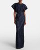Carolina Herrera Carolina Herrera Fan floral jacquard gown - 2