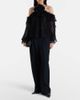 Carolina Herrera Carolina Herrera Floral-appliquÃ© silk tulle top - 2