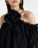 Carolina Herrera Carolina Herrera Floral-appliquÃ© silk tulle top - 4