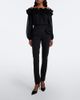Carolina Herrera Carolina Herrera Floral-appliqué wool-blend leggings - 2