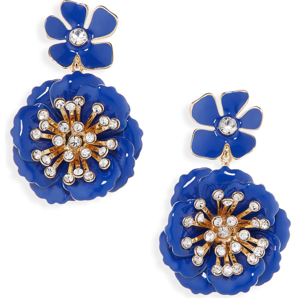 Carolina Herrera Carolina Herrera Floral Dangle Drop Earrings