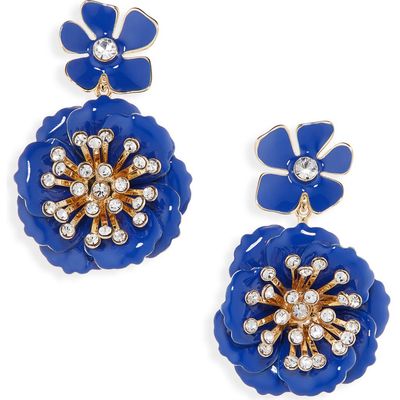 Carolina Herrera Carolina Herrera Floral Dangle Drop Earrings