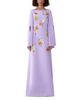 Carolina Herrera Carolina Herrera Floral Long Sleeve Caftan Gown - 1