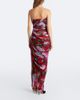 Carolina Herrera Carolina Herrera Floral silk chiffon bustier dress - 6