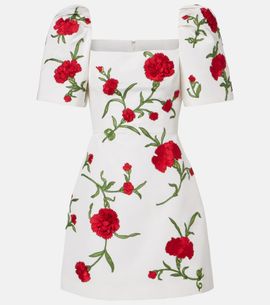 Carolina Herrera - Women's Embroidered Floral Shift Dress
