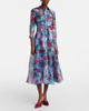 Carolina Herrera Carolina Herrera Floral silk organza shirt dress - 2