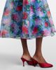 Carolina Herrera Carolina Herrera Floral silk organza shirt dress - 4