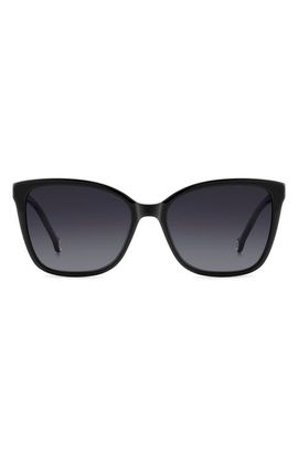 Carolina Herrera Carolina Herrera Her 56mm Gradient Rectangular Sunglasses