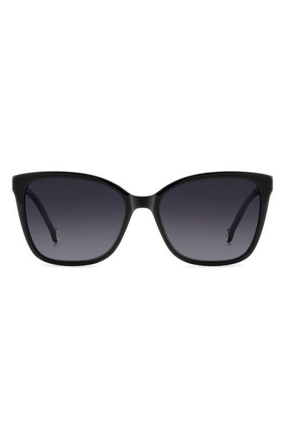 Carolina Herrera Carolina Herrera Her 56mm Gradient Rectangular Sunglasses