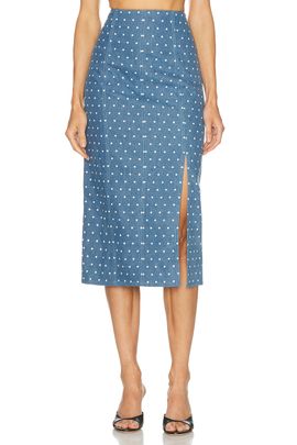 Carolina Herrera Carolina Herrera High Waisted Midi Skirt