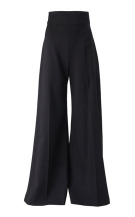 Carolina Herrera Carolina Herrera HighRise Stretch Wool Tailoring WideLeg Pants