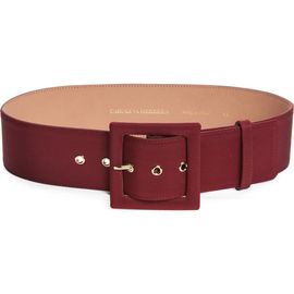 Carolina Herrera Carolina Herrera Icon Silk Faille & Leather Belt