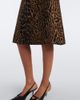 Carolina Herrera Carolina Herrera Leopard-print virgin wool midi skirt - 4