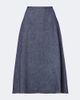 Carolina Herrera Carolina Herrera Linen, wool, and silk-blend midi skirt - 1