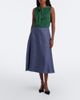 Carolina Herrera Carolina Herrera Linen, wool, and silk-blend midi skirt - 2
