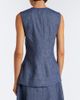 Carolina Herrera Carolina Herrera Linen, wool, silk, and cashmere vest - 4