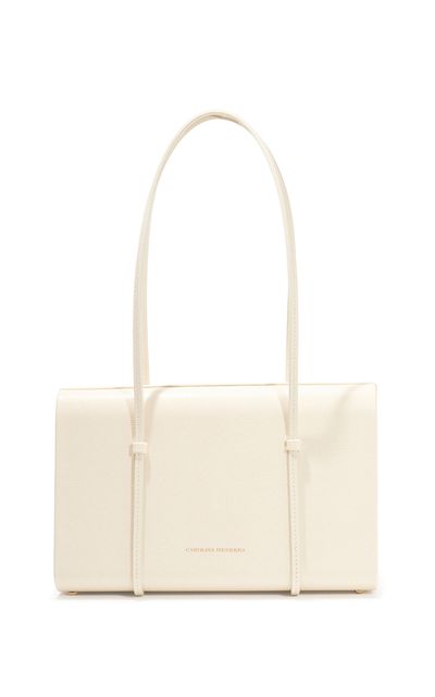 Carolina Herrera Carolina Herrera Luci Grained Leather Shoulder Bag